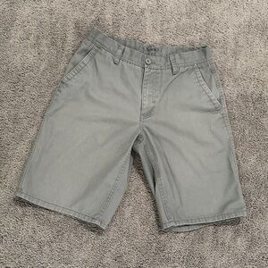 Free World Mens Casual Grey Shorts